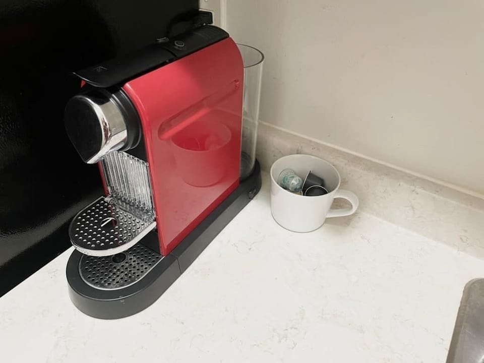 Nespresso Machine with pods included for your stay