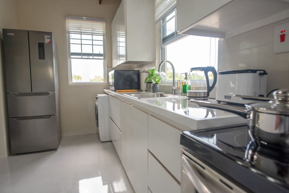 Modern kitchen with new appliances