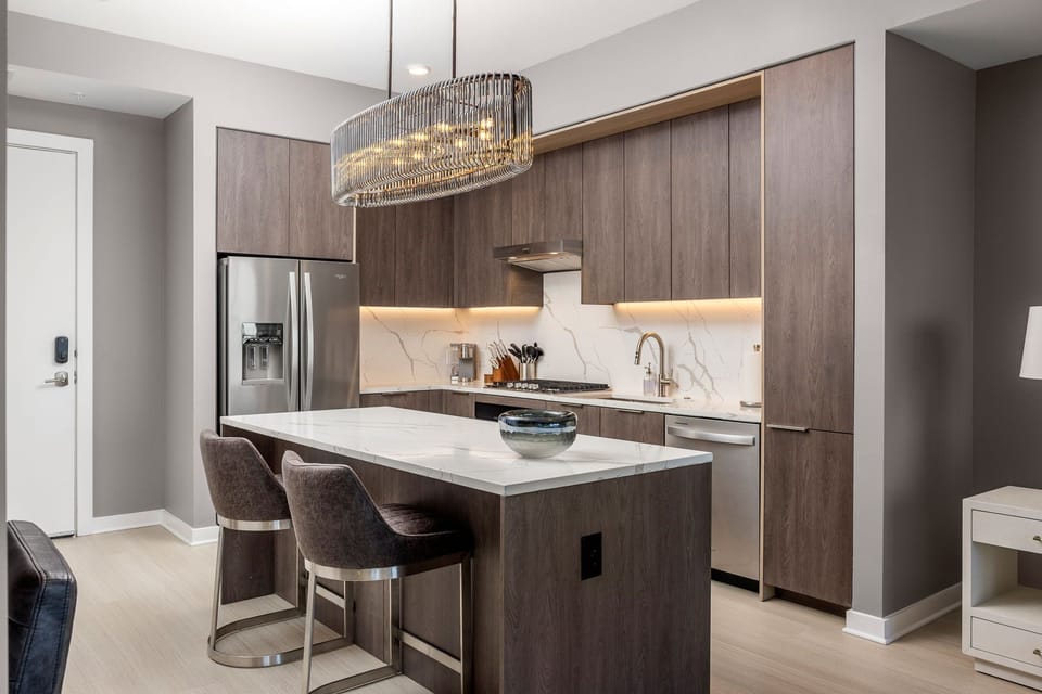 Kitchen fully equipped with all modern amenities