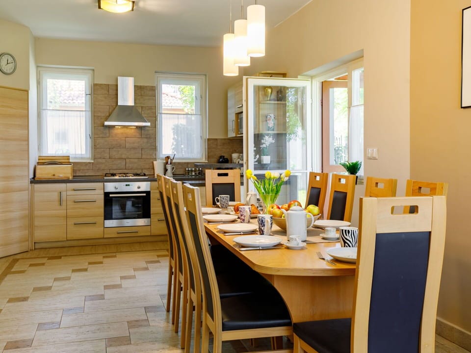 Table, Window, Cabinetry, Countertop, Chair, Wood, Tableware, Interior Design, Kitchen