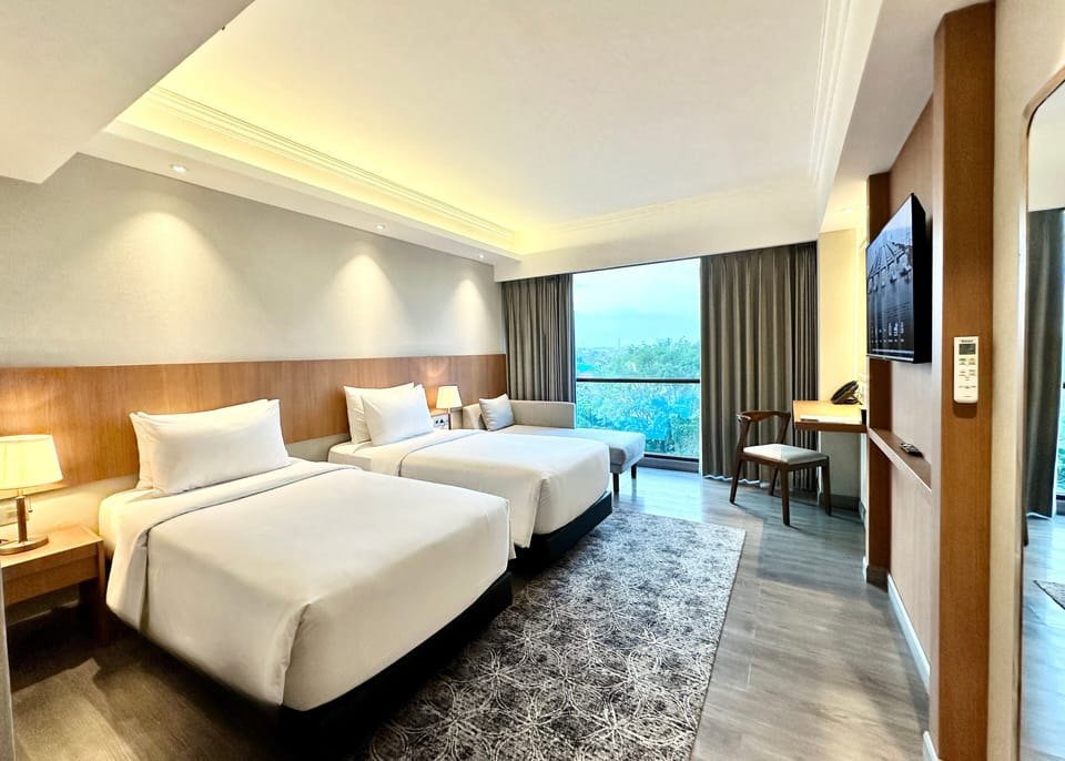 Executive Twin Room | Soundproofing, free WiFi