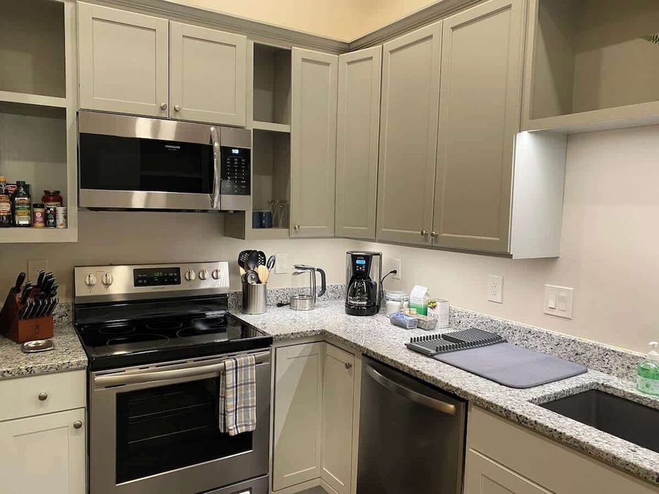 Modern kitchen with updated appliances