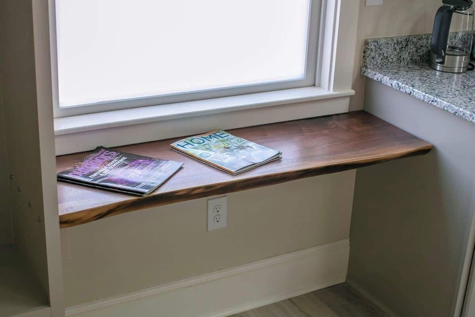 Loft nook with window and reading space