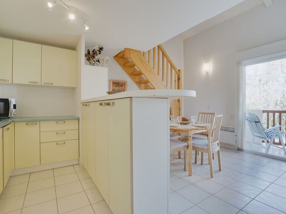 Furniture, Property, Building, Table, Cabinetry, Chair, Wood, Kitchen Appliance, Kitchen, Flooring