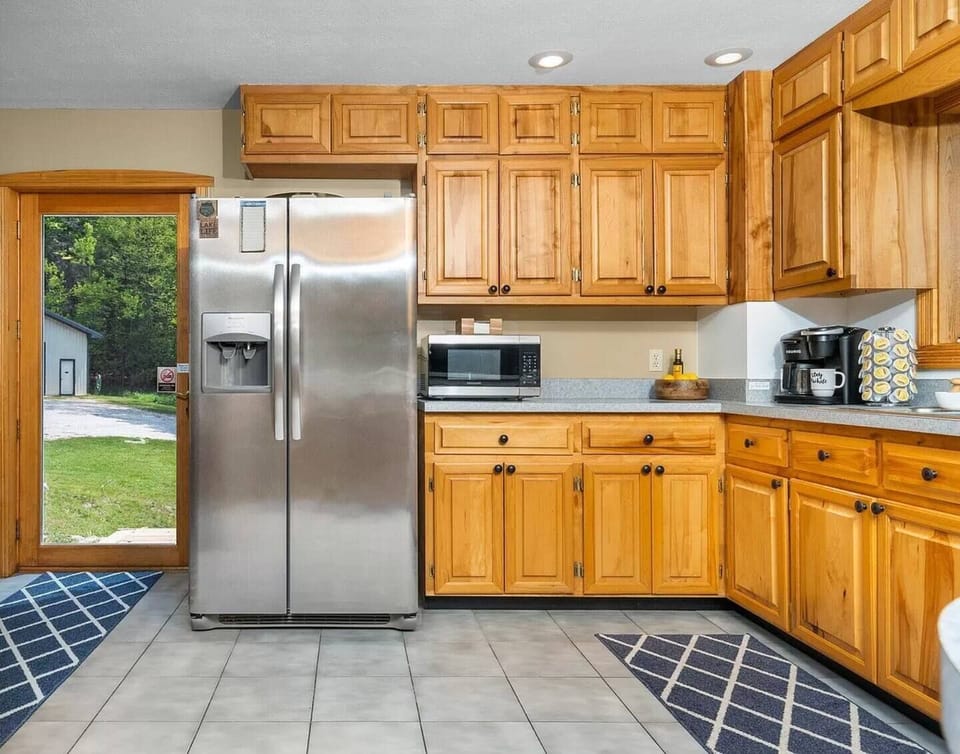 Fully stocked kitchen