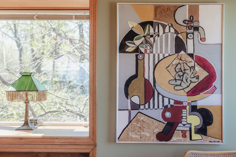 Global eclectic decor throughout the home