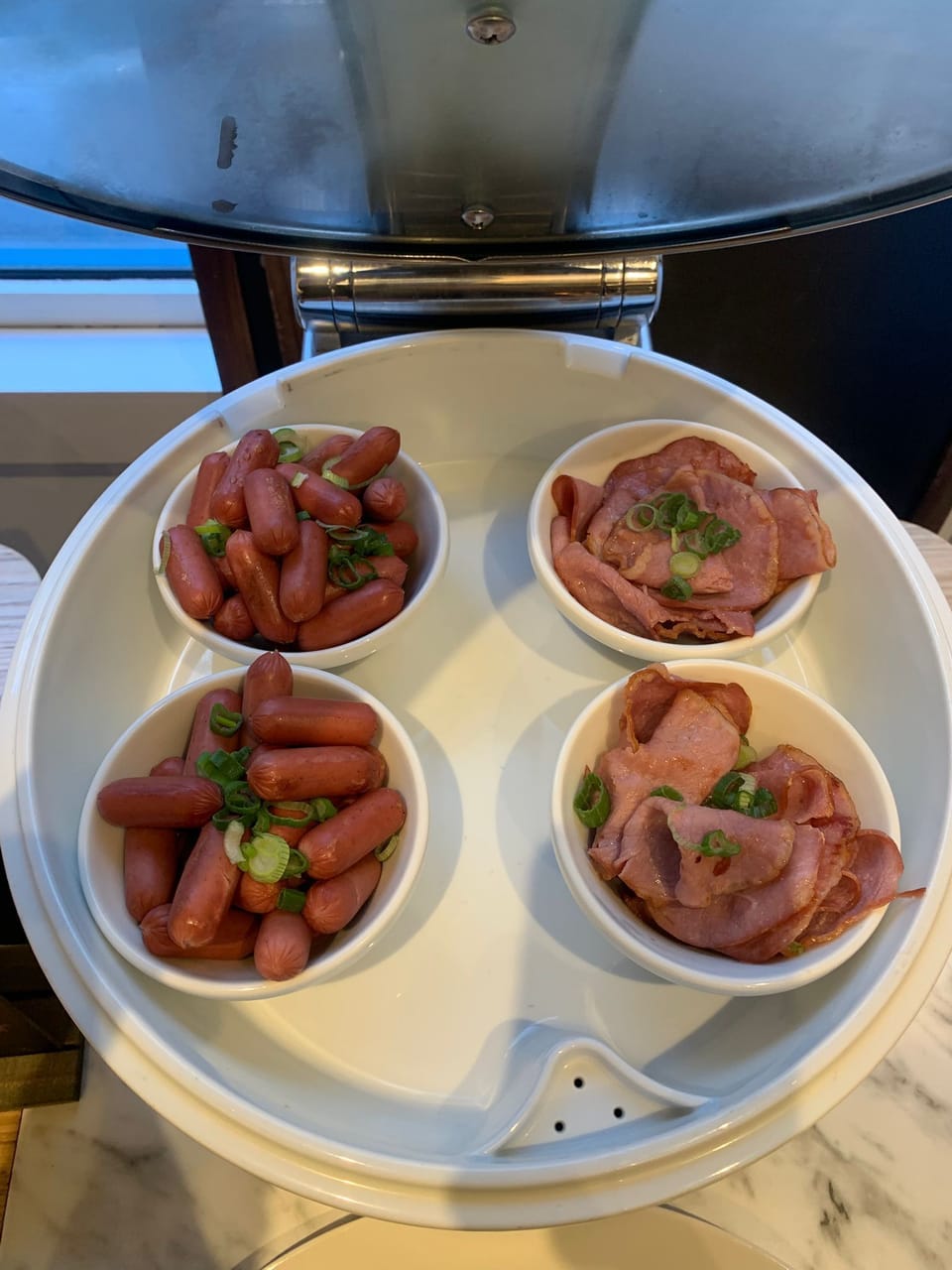Daily buffet breakfast for a fee