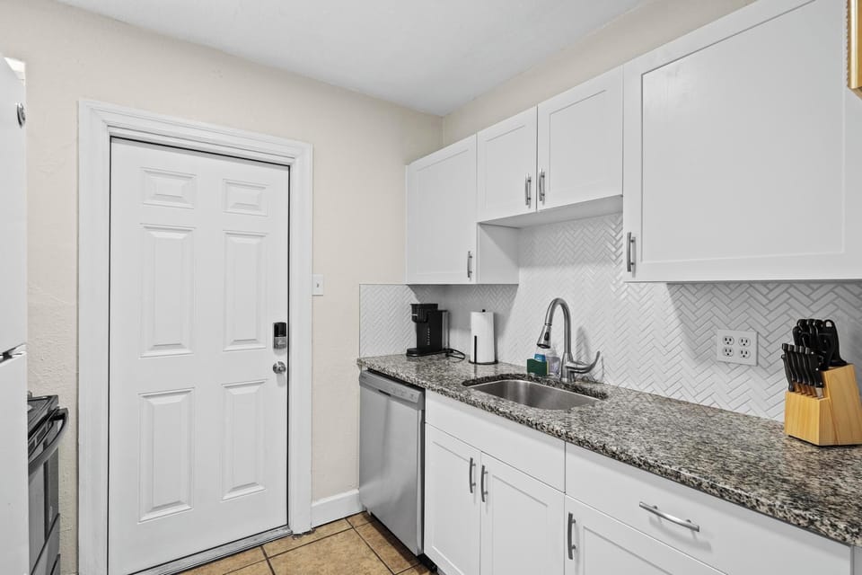 Fully stocked kitchen