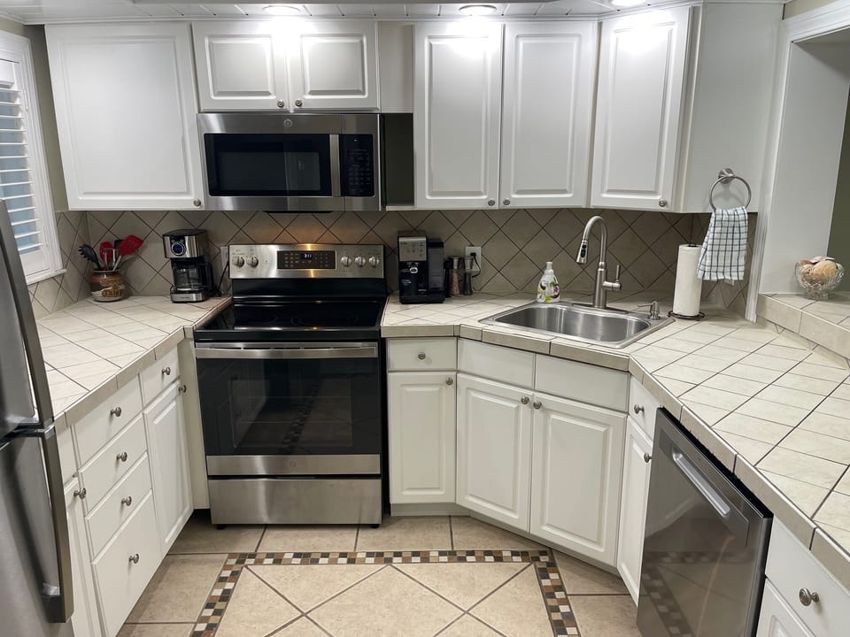 All New Stainless Steel Appliances