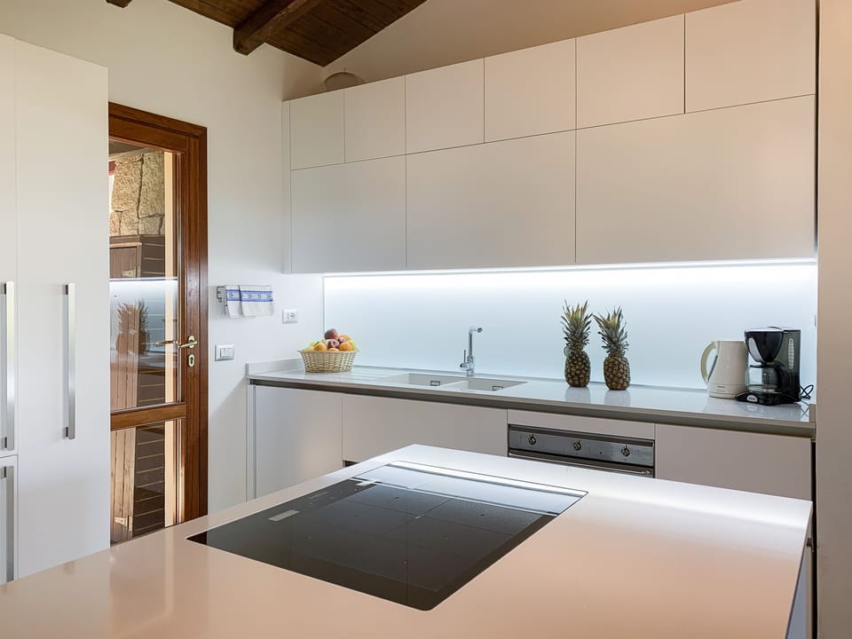 Superior Villa, Private Pool, Beachfront | Private kitchen | Full-size fridge, microwave, oven, stovetop