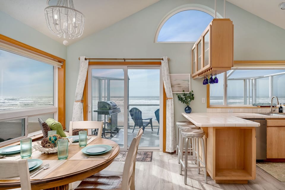 Savor delicious meals while soaking in the breathtaking views from our dining area
