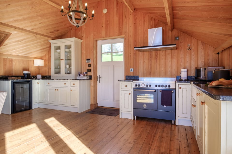 Fridge, dishwasher, electric kettle, toaster