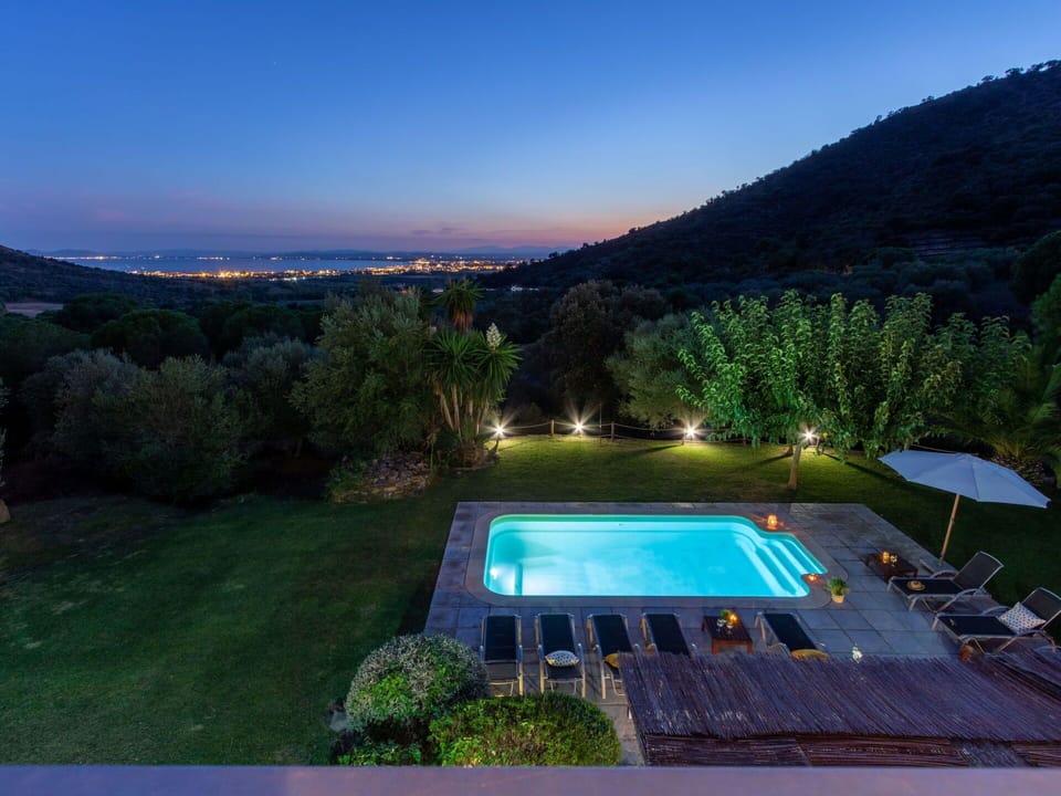 Sky, Plant, Water, Light, Swimming Pool, Nature, Building, Tree, Chair, Grass