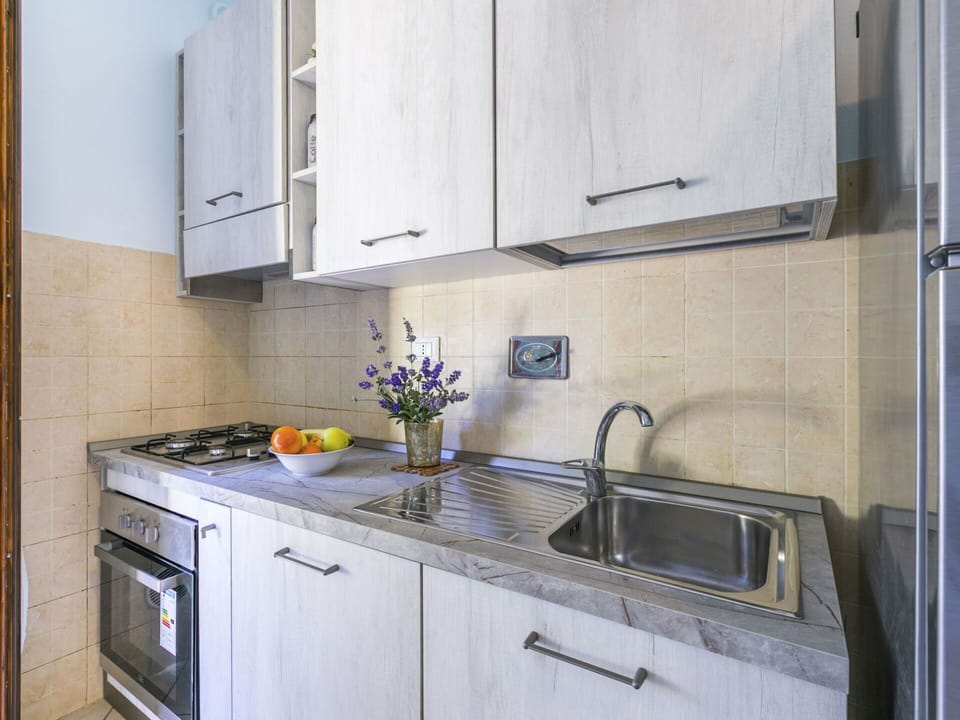 Kitchen Sink, Tap, Sink, Property, Countertop, Cabinetry, Building, Kitchen, Plumbing Fixture, Window