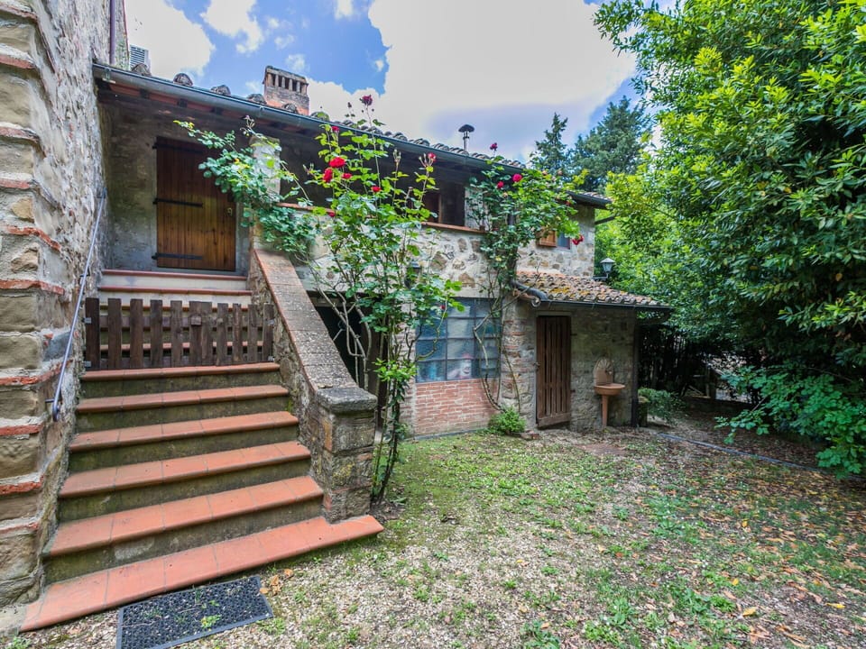 Plant, Sky, Building, Cloud, Window, Stairs, Flower, Tree, Cottage, Door
