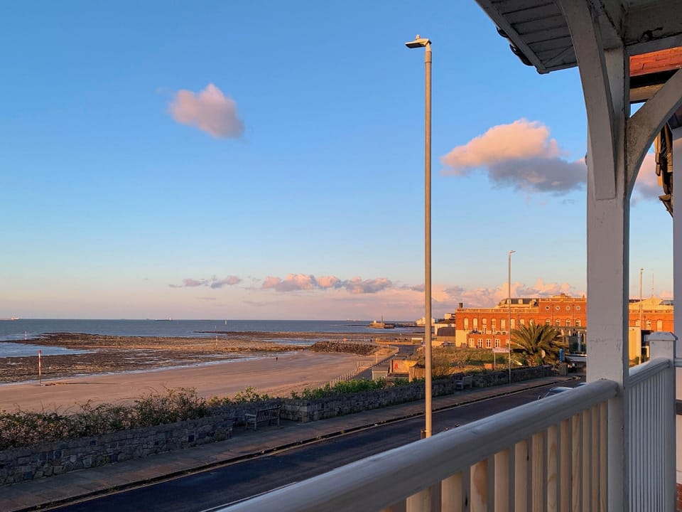 Balcony | Beach View House, Westbrook, near Margate