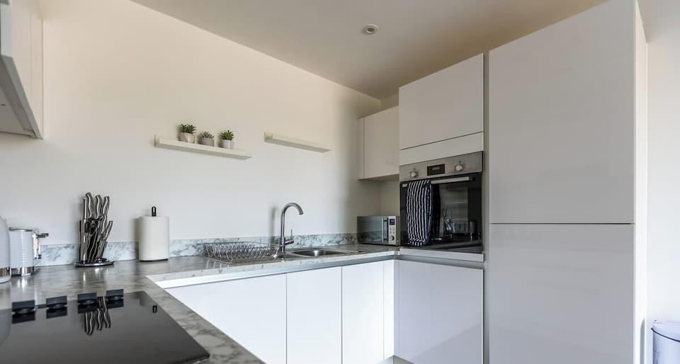 Kitchen at Valore Property Services Short Lets & Serviced Accommodation