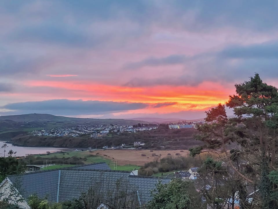 Sunrise over the terrace | The Laurels, Goodwick