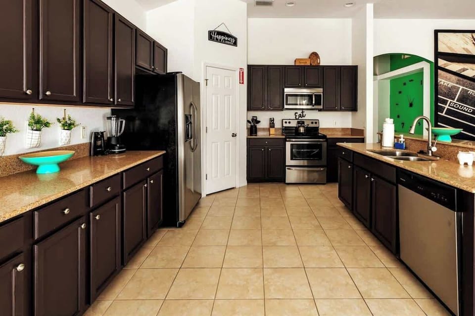 Cook in style in our fully equipped kitchen, featuring modern appliances and a spacious layout for all your culinary needs.
