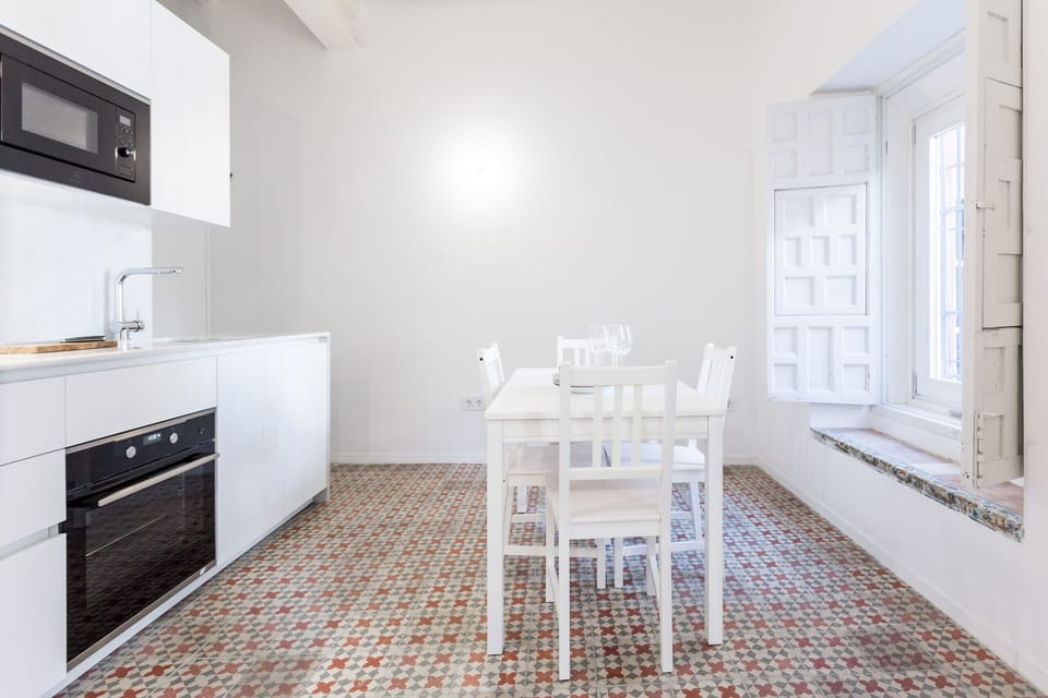 kitchen and dining table