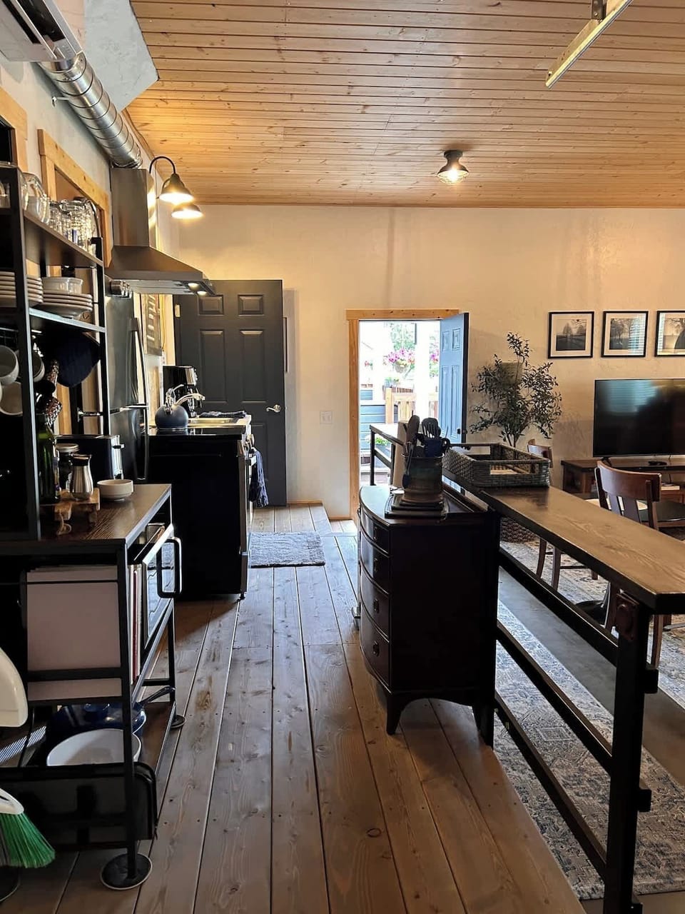 Standing at the entrance looking through to the patio