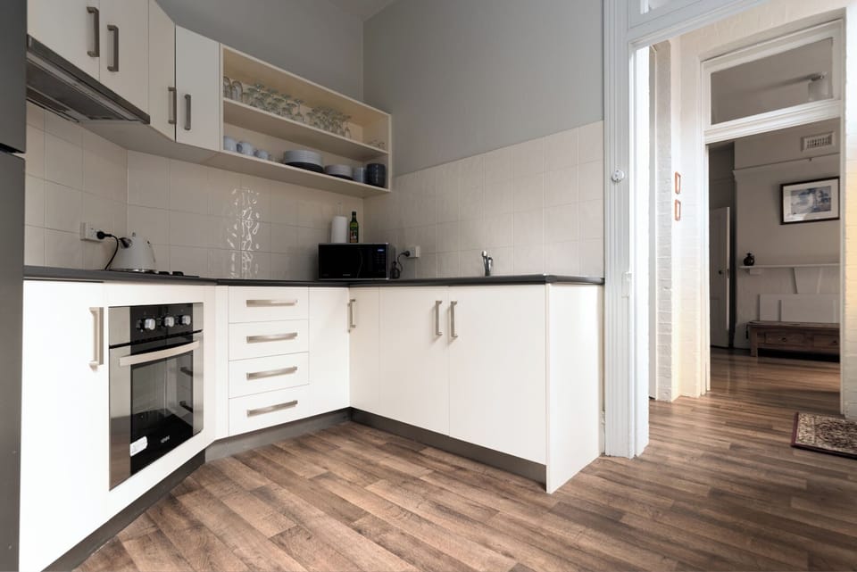 Equipped with modern appliances and essentials