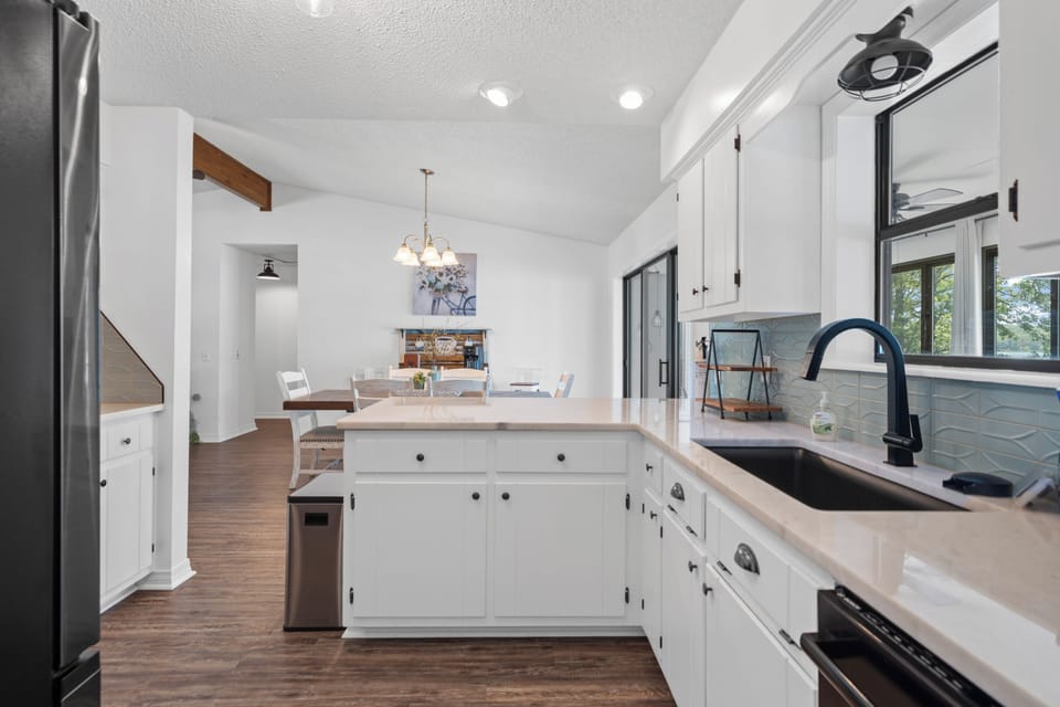 Ample counter space