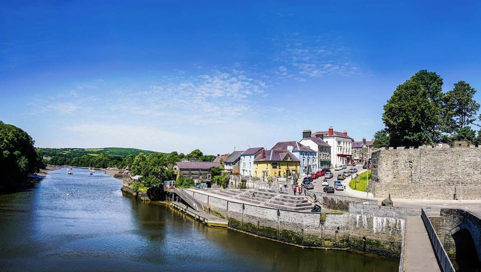 River Teifi by the Castle in Cardigan