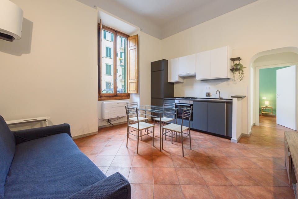 Comfort Apartment | Living area | 48-inch flat-screen TV with digital channels