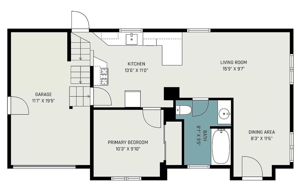 1st level floor plan