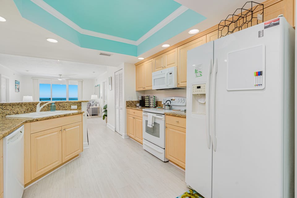 Sprawling kitchen