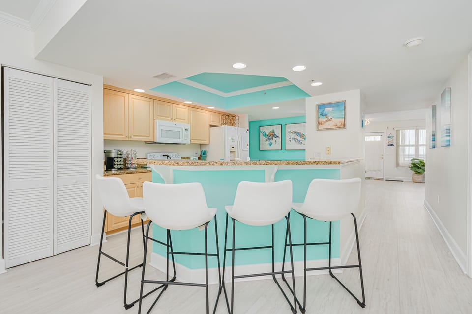 Bar stools for additional seating