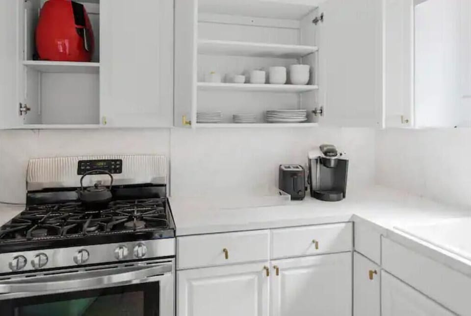 Fully stocked kitchen