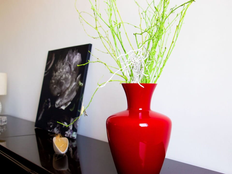 Plant, Flowerpot, Green, Houseplant, Lighting, Terrestrial Plant, Twig, Art, Vase, Rectangle