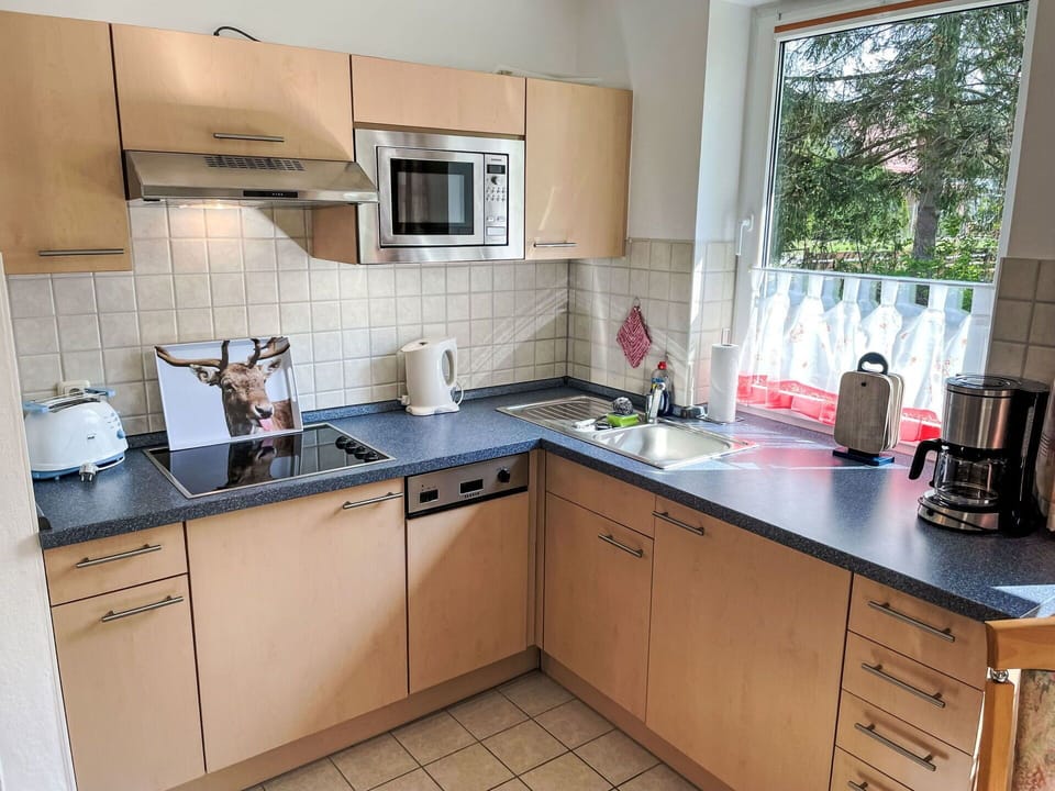 Kitchen Sink, Cabinetry, Tap, Sink, Countertop, Kitchen Stove, Kitchen, Window, Kitchen Appliance, Interior Design