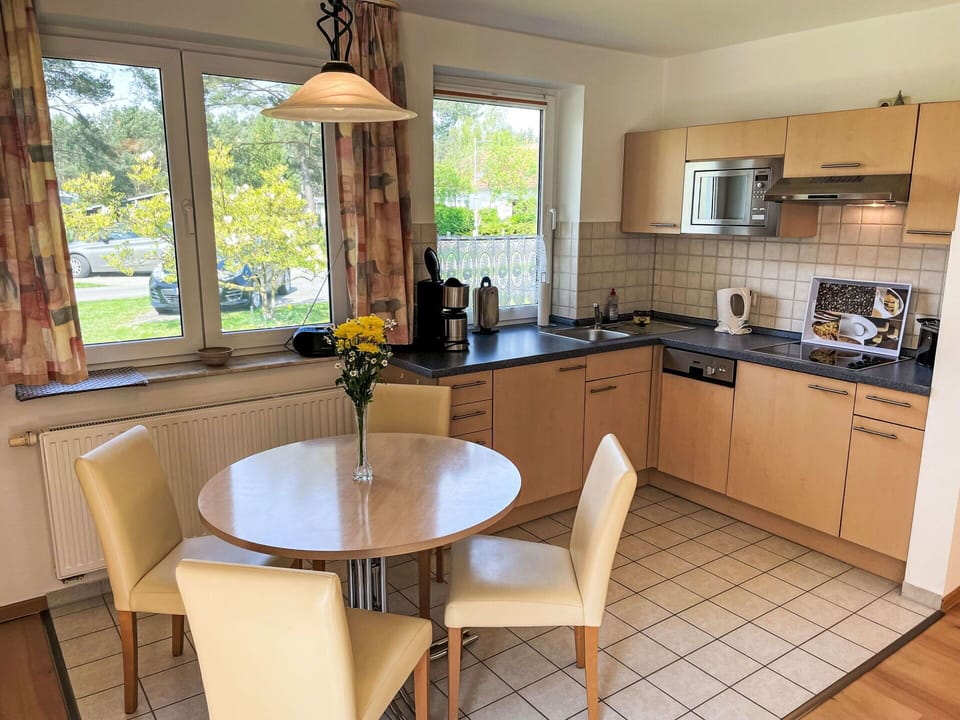 Countertop, Furniture, Cabinetry, Window, Table, Chair, Wood, Kitchen, Sink, Interior Design