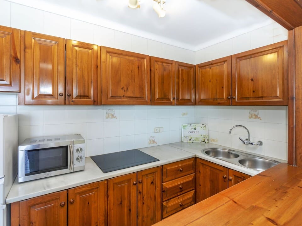 Kitchen, Cabinetry, Flooring, Wood, Countertop, Interior Design, Floor, Kitchen Appliance, Room, Ceiling