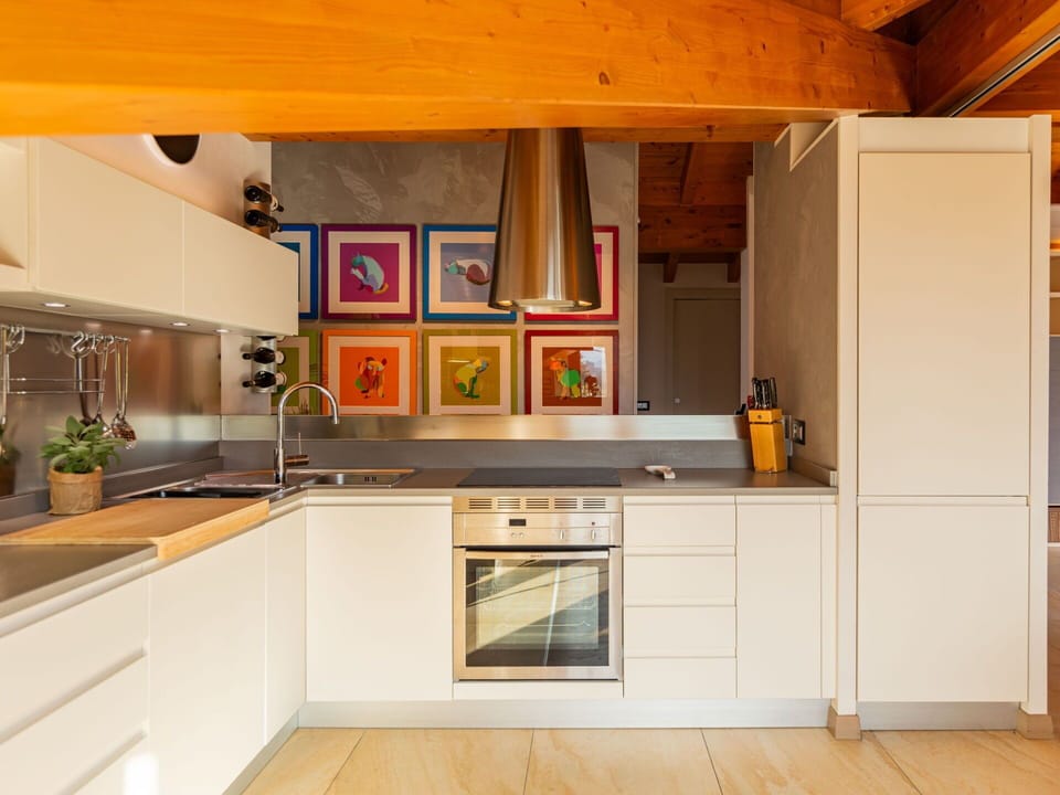 Countertop, Cabinetry, Property, Furniture, Kitchen Appliance, Kitchen Stove, Kitchen, Wood, Home Appliance, Houseplant