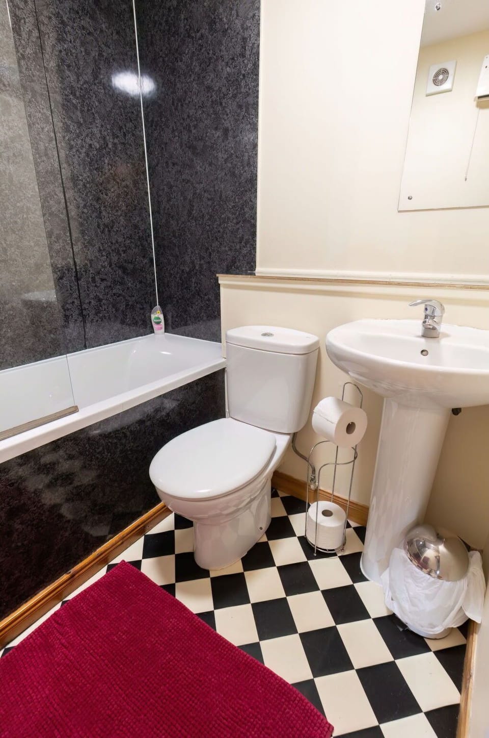 Plumbing Fixture, Property, Bathroom Sink, Tap, Bathroom, Sink, Purple, Black, Toilet, Toilet Seat