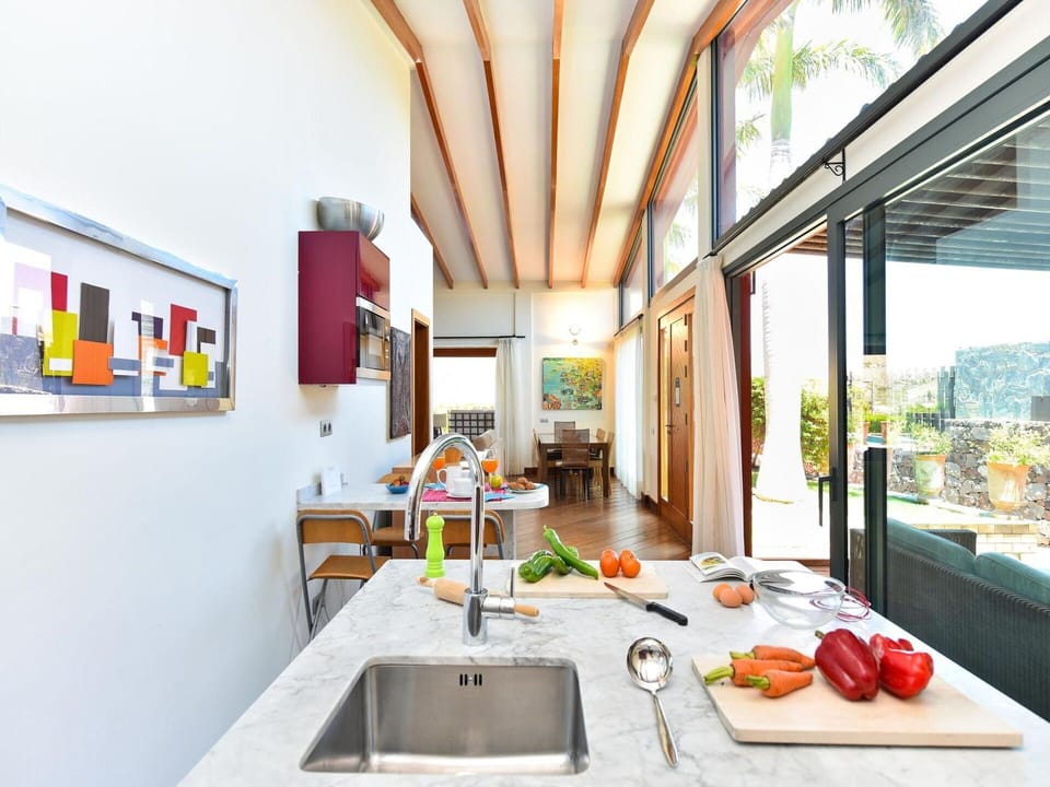 Sky, Property, Furniture, Table, Building, Water, Chair, Wood, Shade, Interior Design