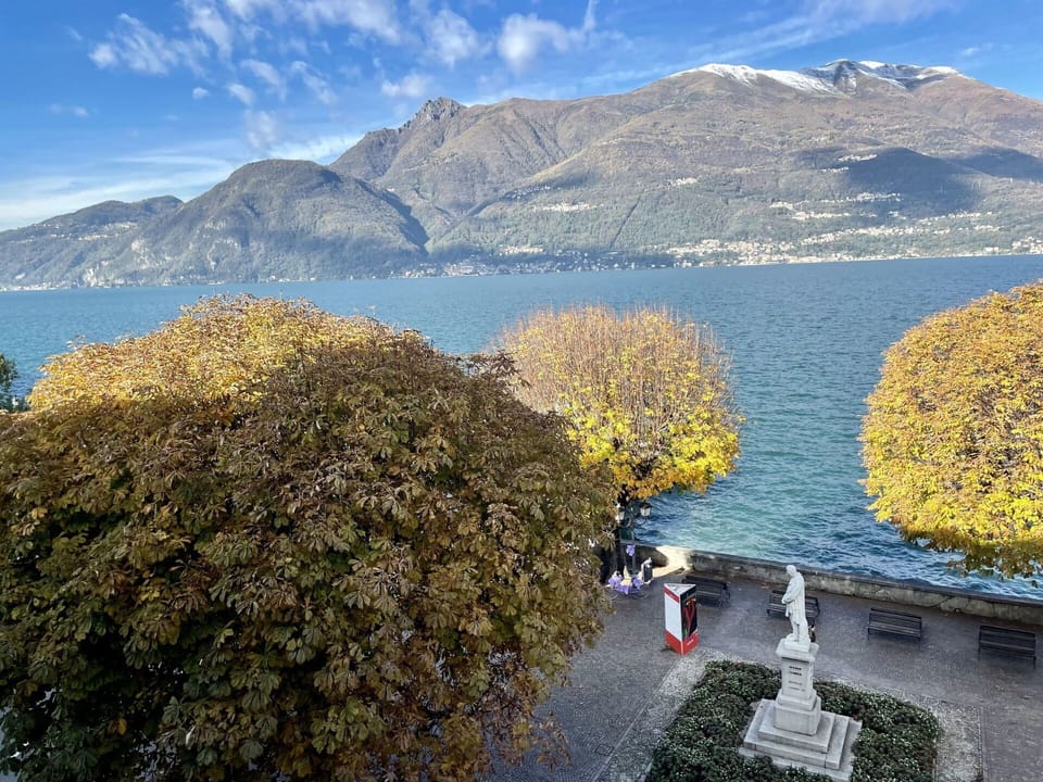Sky, Water, Cloud, Mountain, Azure, Plant, Lake, Coastal And Oceanic Landforms, Natural Landscape, Tree