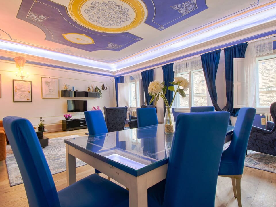 Furniture, Table, Property, Chair, Plant, Azure, Building, Lighting, Houseplant, Architecture