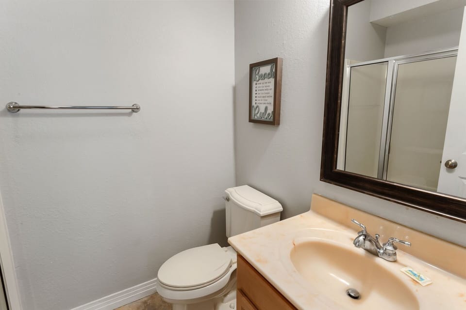 A Full Bathroom keeps everyone comfortable during your stay.