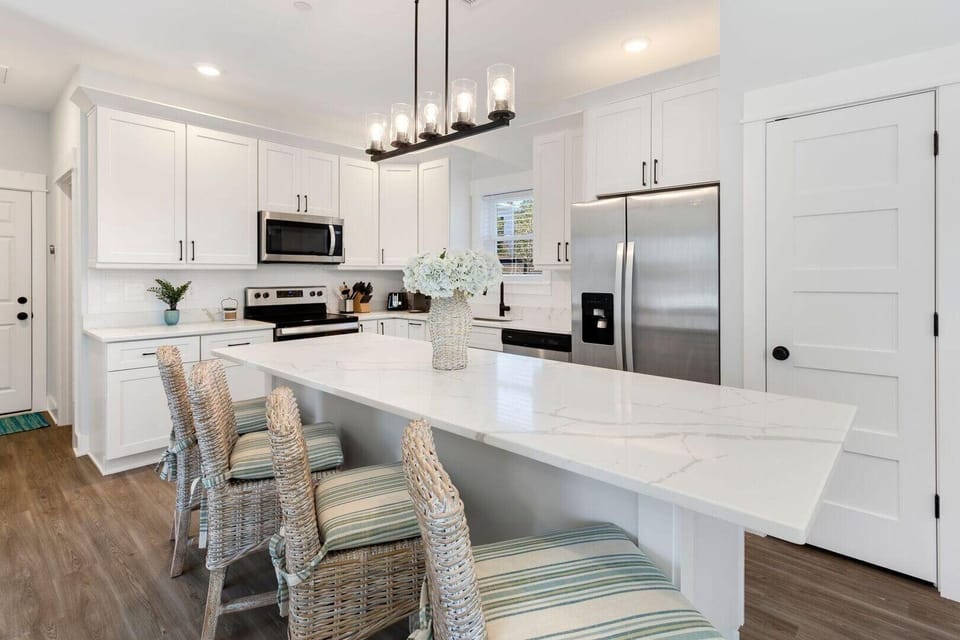 Whip up something delicious in the open-concept Kitchen with modern appliances.