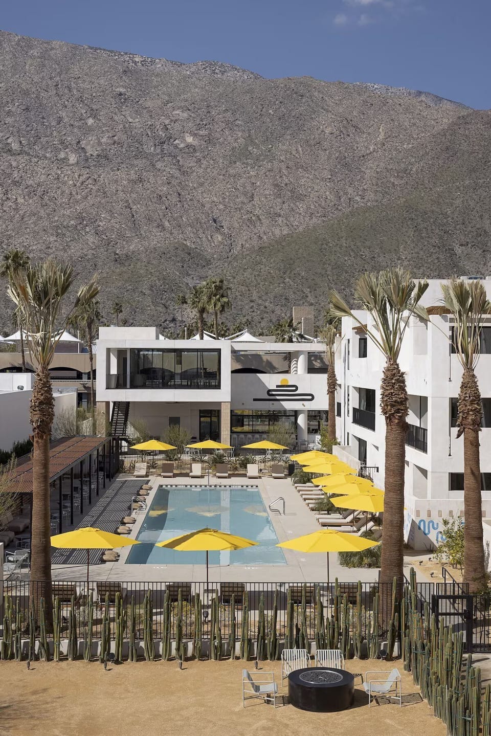 Pool and lounges