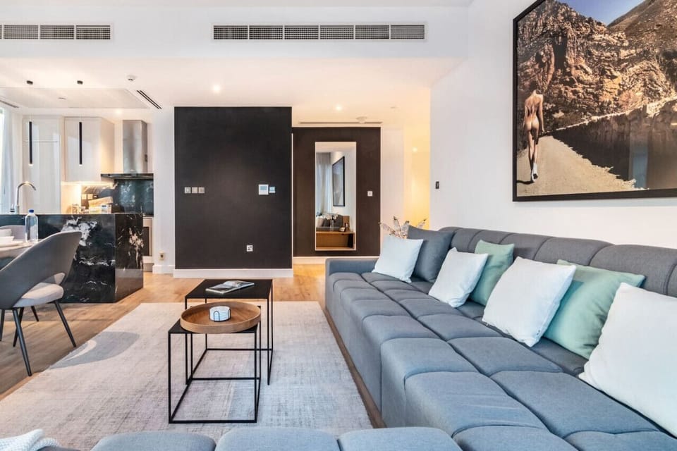 Living Room Bliss: Stylish space with modern decor, perfect for relaxation and unforgettable gatherings!