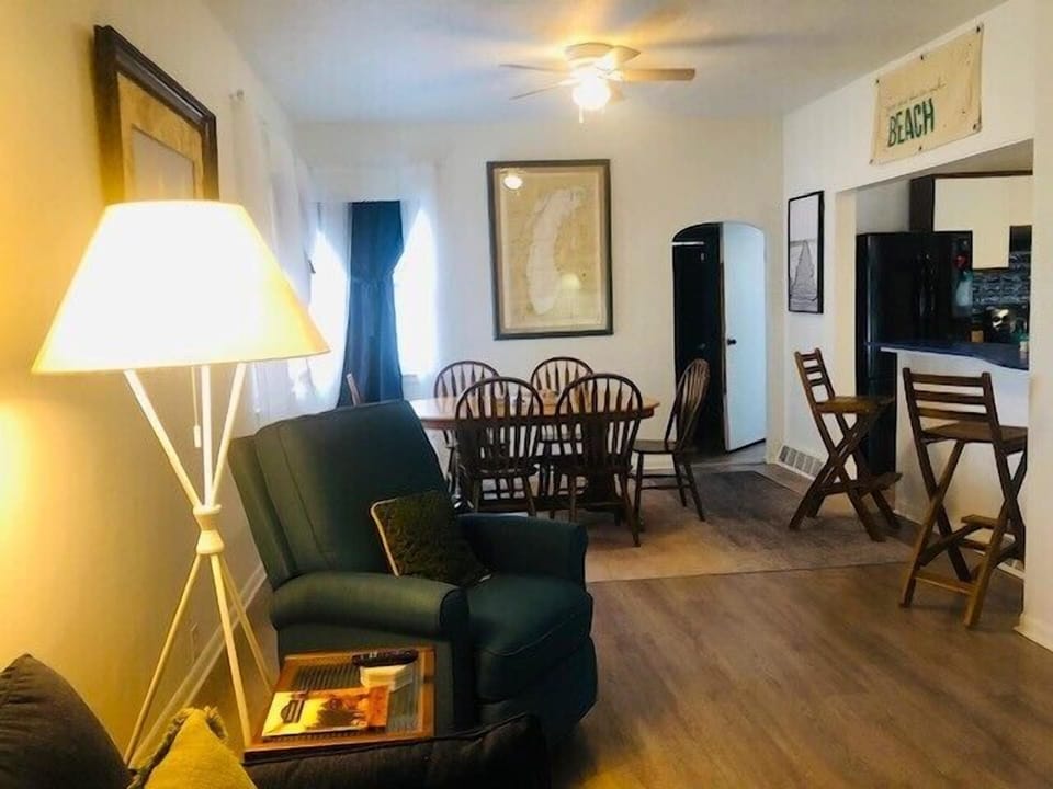 Living Area - View from Living Room towards Dining Area and Kitchen