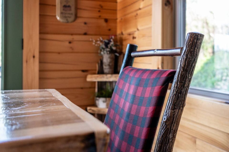 Beautiful modern designs throughout the cabin.