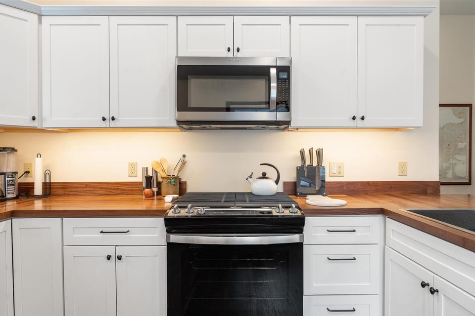 Kitchen with Gas Stove