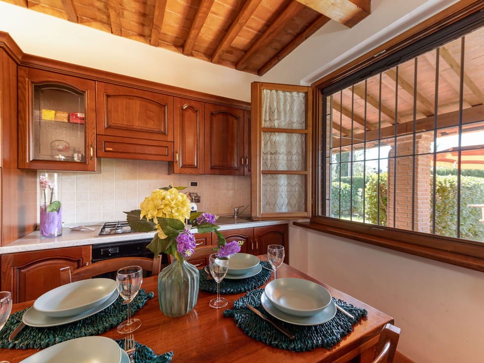 Table, Cabinetry, Furniture, Property, Plant, Building, Tableware, Window, Countertop, Dishware